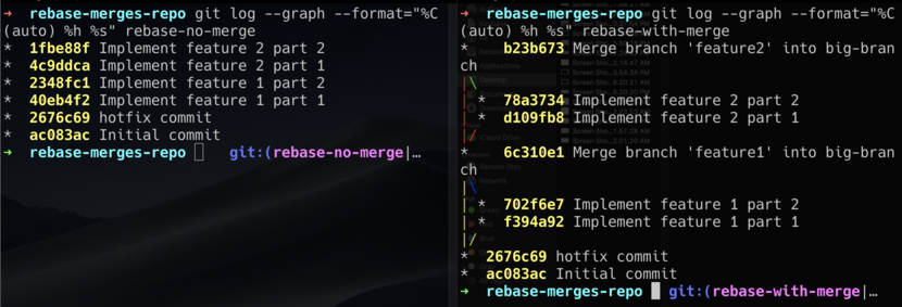 rebase from master git